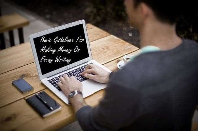 Making money on essay writing