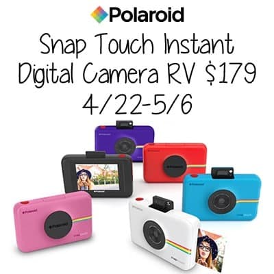 Polaroid snap touch camera