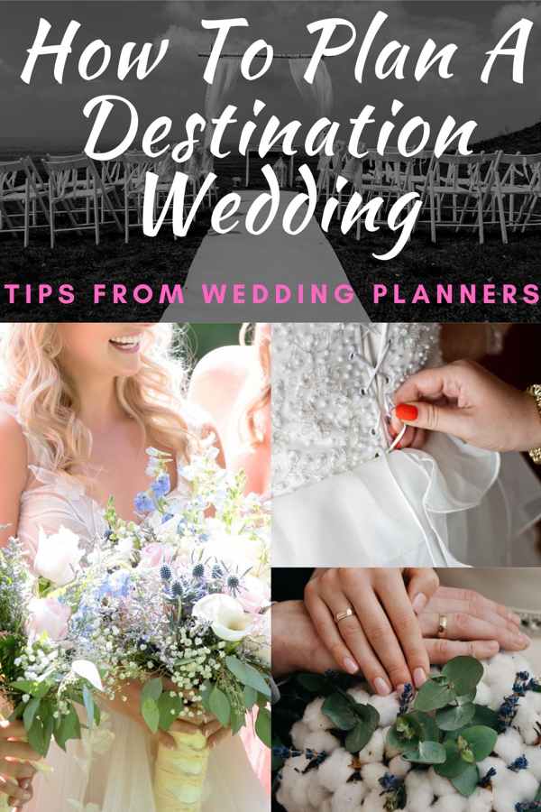 how to plan a destination wedding